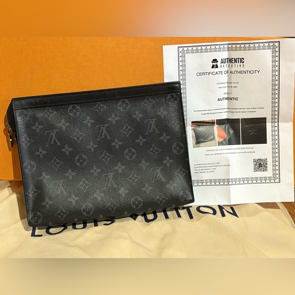 Louis Vuitton Pochette Voyage MM Monogram Eclipse
